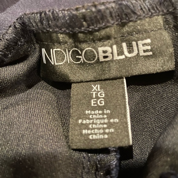 Maternity Pants Dark Navy Blue XL Indigo Blue NWT - Picture 4 of 5